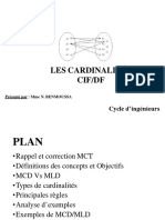 Les Cardinalités Cif/Df: Cycle D'ingénieurs