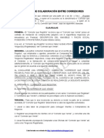 Contrato de Colaboración Entre Agentes Inmobiliarios