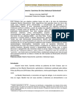 Beatriz Nascimento - Caminhos de Uma Intelectual Quilombola. Artigo Marina Santos