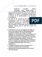 La Pérdida de La Biodiversidad Es Un Asunto de Desarrollo