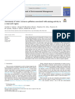 Assessment of Water Resources Pollution Associated With Mining Activity