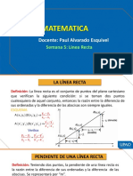 Semana 5 - Linea Recta