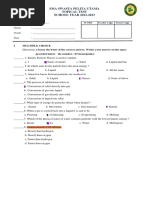 Top Test Format For SY 2022-2023 - Chapters 1 and 2