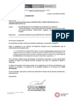 Carta N°016-2023 - Incumplimiento de Los TDR-CP