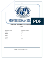 Combined Science Cala 1 (2021)