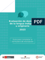 Guía para Completar El Formulario de Inscripción