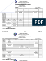 BSBA Class Schedule Second Semester A.Y. 2022 2023 FINAL