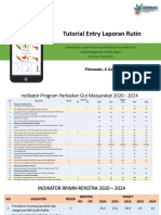 Tutorial Entry Laporan Rutin