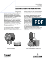 Fisher 4210 Electronic Position Transmitter Bulletin