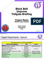 Module 51. Improve Tollgate