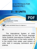 W2 Presentation SI UNITS