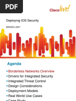 BRKSEC-2007 Deploying IOS Security