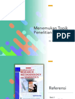 Menemukan Topik Penelitian