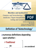 Lecture IX - Bioethics