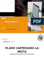 Plano Cartesiano y Rectas