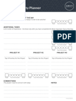 Daily Productivity Planner 1