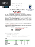 Egbc Tru Popsicle Stick Bridge Contest 2023