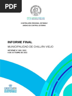 Informe Final N°660 de 2022, Sobre Auditoría Al Programa Social Chillán Viejo Gas + Barato, en La Municipalidad de Chillán Viejo - Octubre-2022