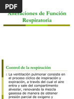 CLASE 3 Alteraciones de Función Respiratoria