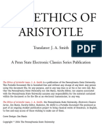 Aristotle - Ethics 