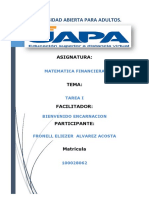 Tarea 1 Matematica Financiera