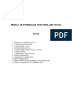 Modulo de Aprendizaje para Panel DSC 1832