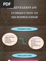 Presentation On Microprocessor