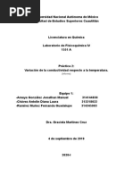 Reporte 2 Variación de Conductividad FIV