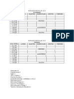 HORARIO ESCOLAR 2023 Propuesta 2023