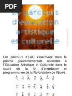 Le Parcours D Education Artistique Et Culturelle Pour Site