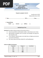 FA - II - Project Work 2020