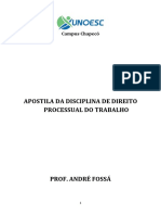 Apostila de Direito Processual Do Trabalho