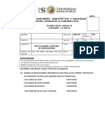 Examen Parcial Instalaciones Sanitarias Grupo B