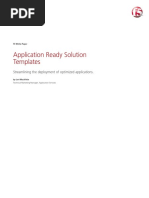 Application Ready Solution Templates