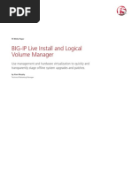 BIG IP Live Install and Logical Volume Manager