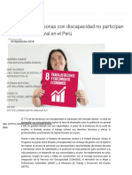 UNFPA Peru - 8 de Cada 10 Personas Con Discapacidad No Participan Del Mercado Laboral en El Perú