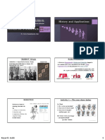 Introduction To ROBOTICS: History and Applications