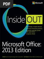 Microsoft Press - Microsoft Office 2013 Inside Out