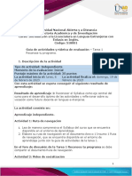 Guía de Actividades y Rúbrica de Evaluación - Tarea 1 Reconoce Tu Programa