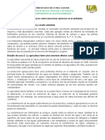 Estudios de Caso Sobre Reacciones Químicas