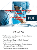 Anesthesia For Laparoscopic Surgery