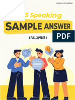 Ielts Speaking Sample Answers For All Level