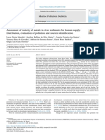 Assessment of Toxicity of Metals in River Sediments For Human Supply