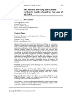 Understanding The Factors Affecting Consumers' Continuance Intention in Mobile Shopping: The Case of Private Shopping Clubs