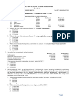 7105 - Inventory Cost Flow and LCNRV