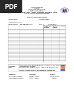 Reading Monitoring Tool