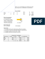 Modulo II Costo Estándar