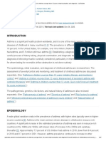 Asthma in Children Younger Than 12 Years - Initial Evaluation and Diagnosis - UpToDate