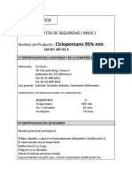 Ciclopentano LG MSDS Español