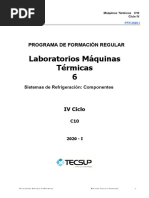 Lab 06 - Sistemas de Refrigeracion